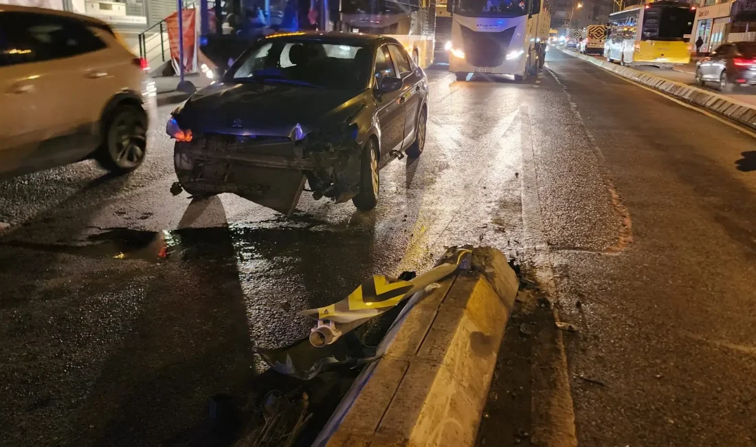 Sancaktepe’de Ankara Caddesi’nden İnönü Caddesi’ne geçiş noktasında yapılan yeni yol