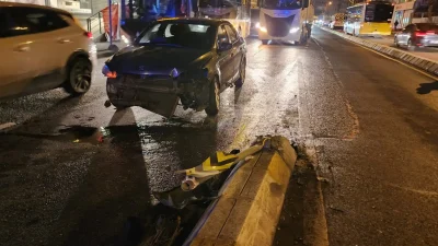Sancaktepe’de Ankara Caddesi’nden İnönü Caddesi’ne geçiş noktasında yapılan yeni yol