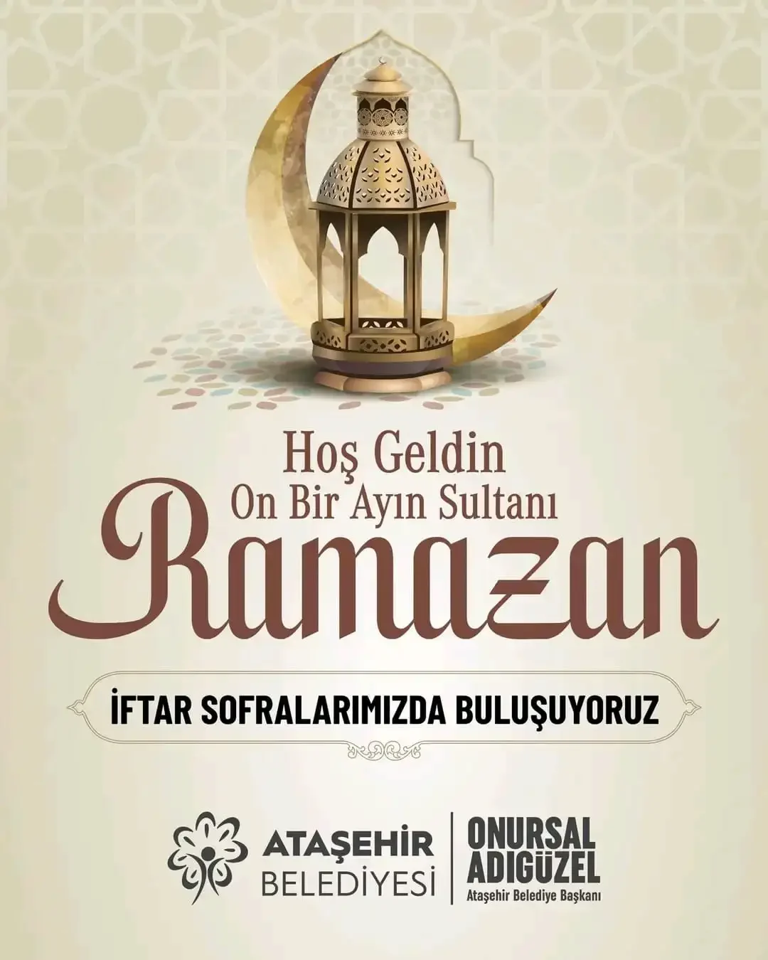 On bir ayın sultanı Ramazan, Ataşehir’de birlik ve beraberlik atmosferiyle