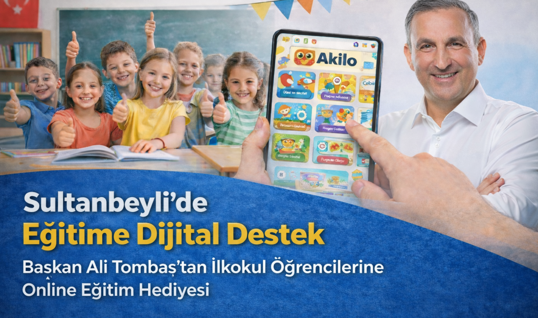 Sultanbeyli Belediye Başkanı Ali Tombaş, ilçedeki ilkokul öğrencilerine yönelik önemli