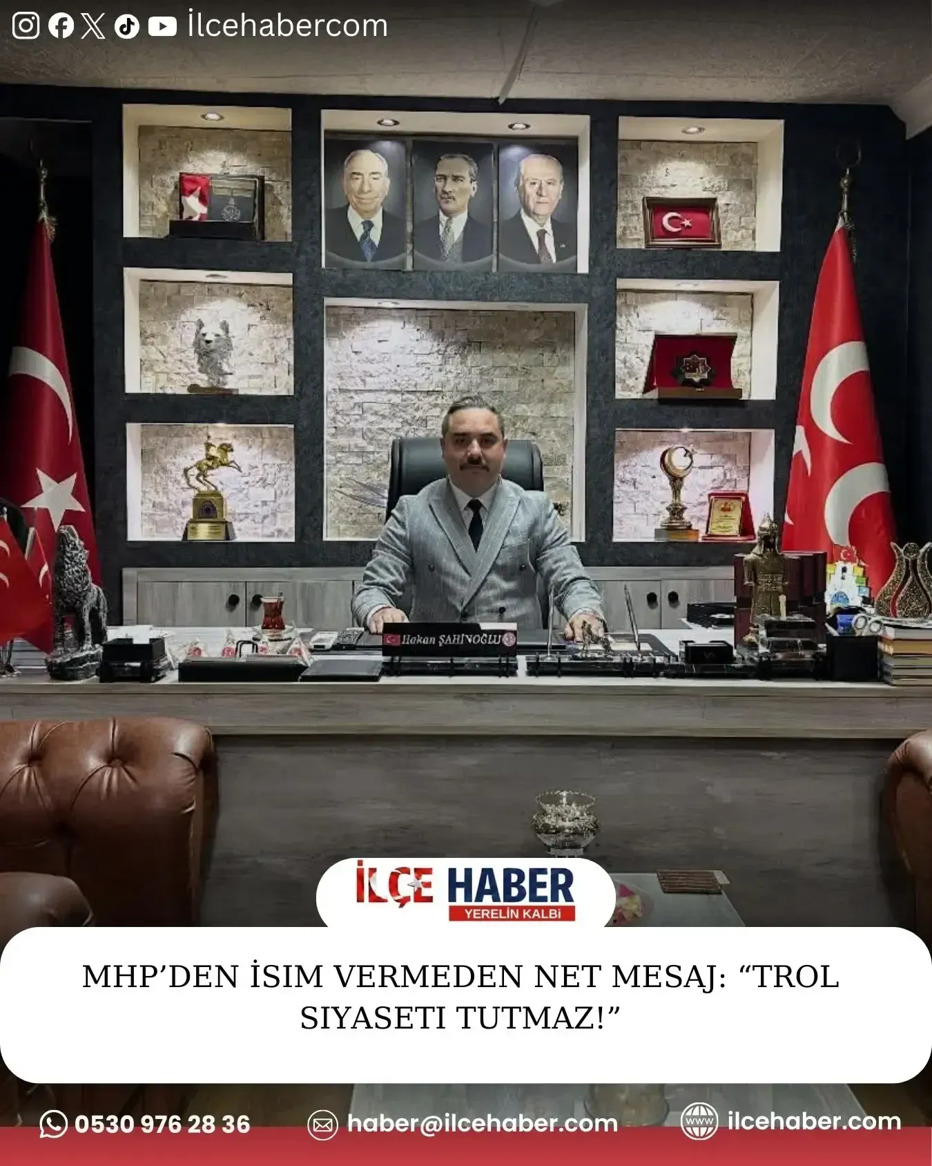 MHP Sancaktepe İlçe Başkanı Hakan Şahinoğlu’ndan “Liyakat ve Hakkaniyet” Vurgusu