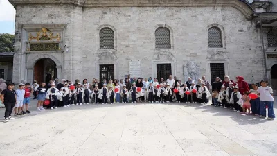 Beylikdüzü Belediyesi, ücretsiz sünnet hizmetinden yararlanan çocuklar için Eyüp Sultan