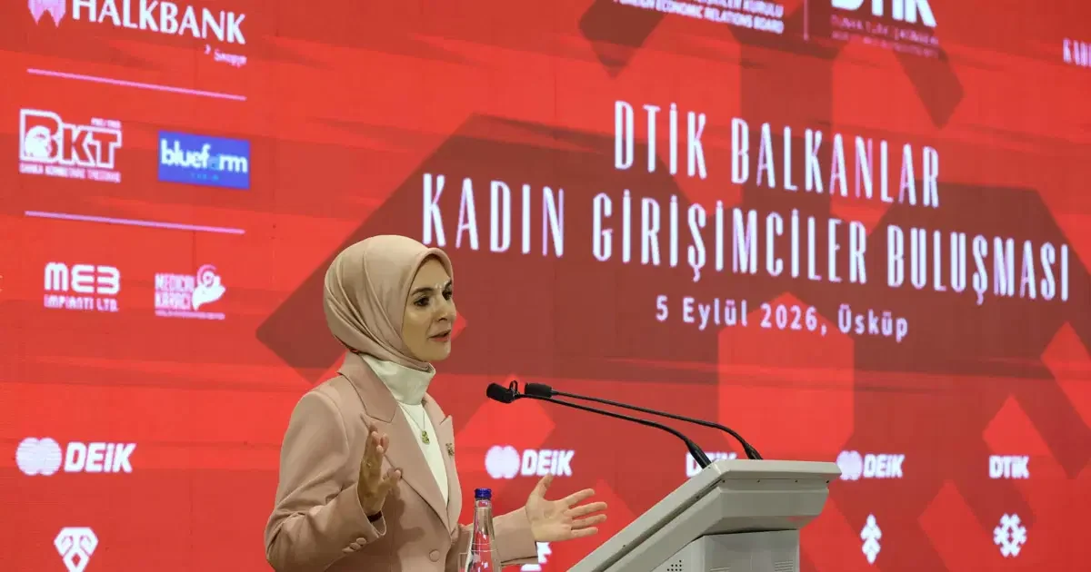 Aile ve Sosyal Hizmetler Bakanı Mahinur Özdemir Göktaş, Kuzey Makedonya'nın