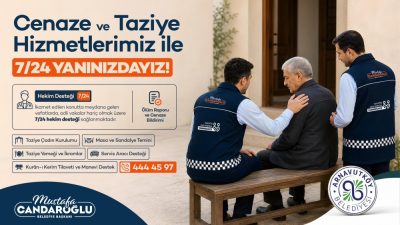Arnavutköy Belediyesi, sosyal belediyecilik anlayışıyla cenaze ve taziye hizmetlerini 7