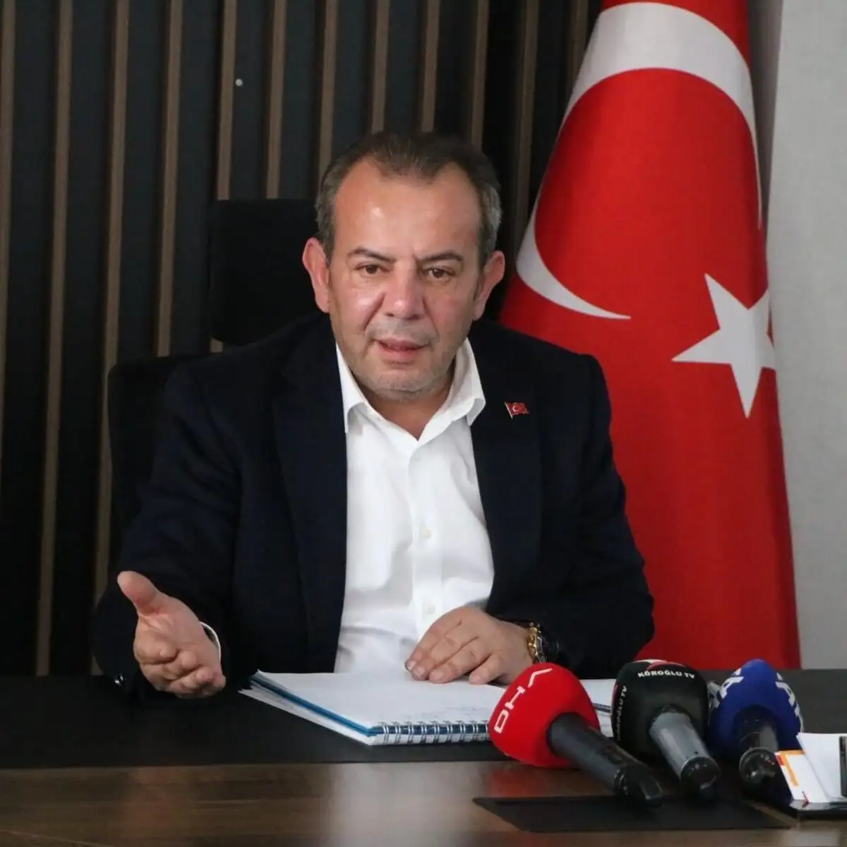 Rüşvet soruşturmasında tutuklu bulunan Bolu Belediye Başkanı Tanju Özcan, mahkemede
