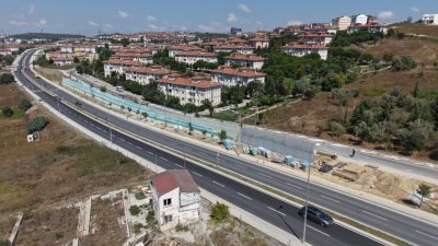 Arnavutköy Belediyesi, İstanbul Havalimanı bağlantı yolundaki Egemen Caddesi’nde 200 metrelik