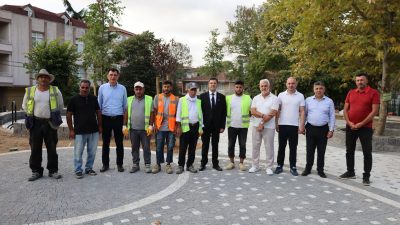 Çekmeköy Belediye Başkanı Orhan Çerkez, Alemdağ’daki Ahmet Akyılmaz Parkı ve