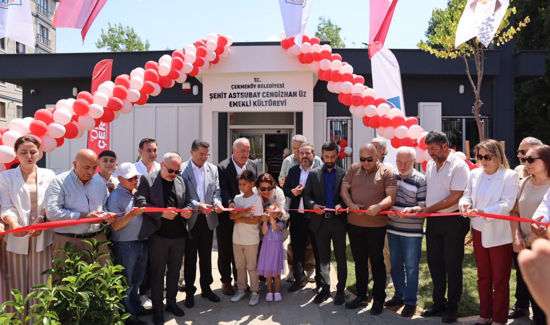 Çatalmeşe Mahallesi'nde inşa edilen Şehit Astsubay Cengizhan Üz Emekli Kültürevi