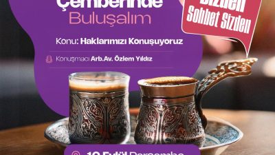Tuzla Belediyesi, Haklarımızı Konuşuyoruz temalı Kadın Çemberinde Buluşalım etkinliğiyle Tuzlalı