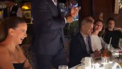 Oyuncu Serenay Sarıkaya, Prison Break dizisinin yıldızı Amaury Nolasco ile