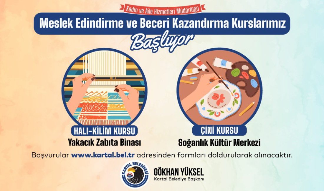 Kartal Belediyesi Kadın ve Aile Hizmetleri Müdürlüğü tarafından düzenlenen yeni