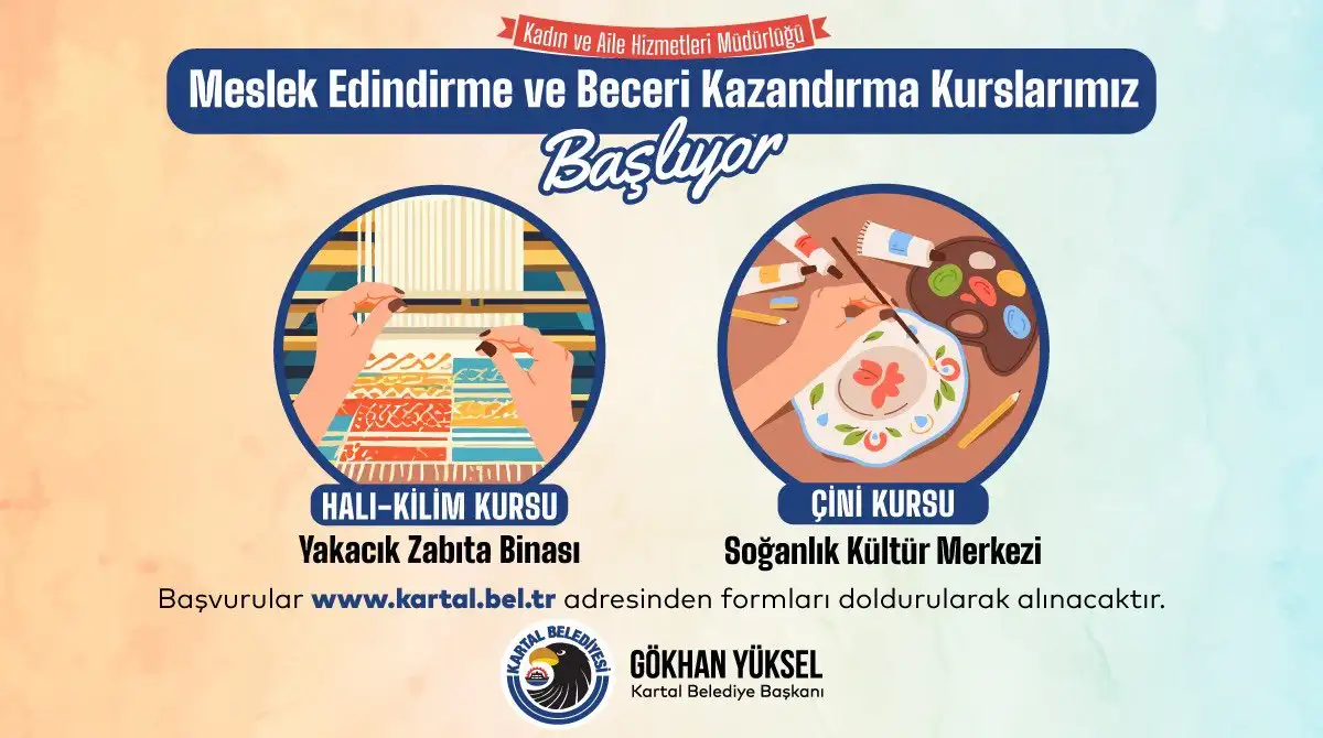 Kartal Belediyesi Kadın ve Aile Hizmetleri Müdürlüğü tarafından düzenlenen yeni
