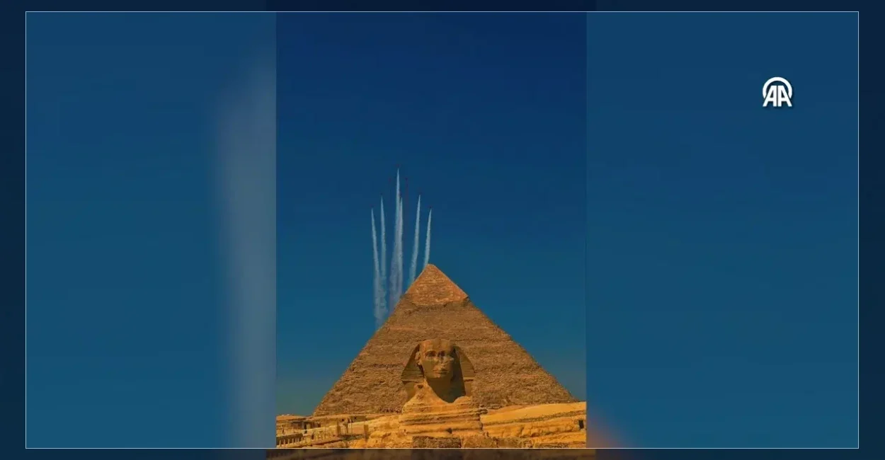 Türk Hava Kuvvetleri akrobasi timi Türk Yıldızları, Mısır'daki El Alamein