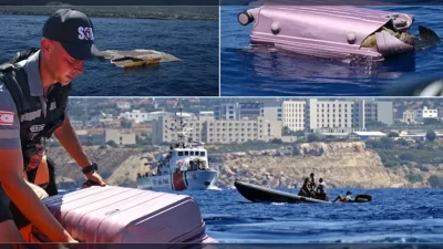 Girne açıklarında batan geminin kayıp yolcularını arama çalışmalarına derin su