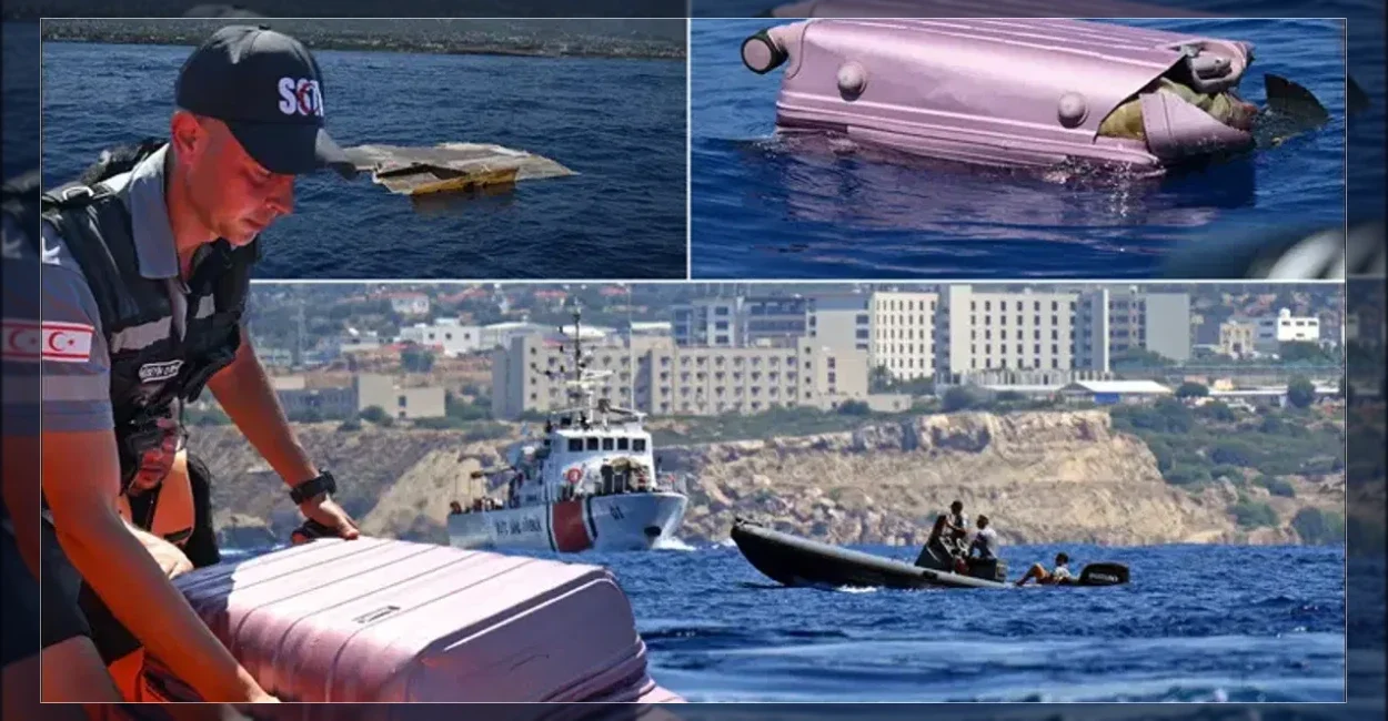 Girne açıklarında batan geminin kayıp yolcularını arama çalışmalarına derin su