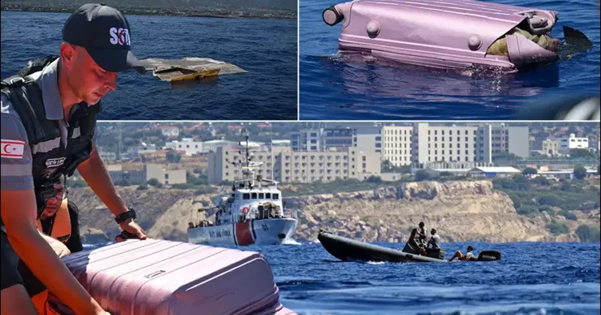 Girne açıklarında batan geminin kayıp yolcularını arama çalışmalarına derin su