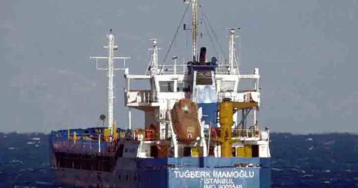 Marmara Denizi'nde batan Tuğberk İmamoğlu gemisinin enkazı 720 metre derinlikte