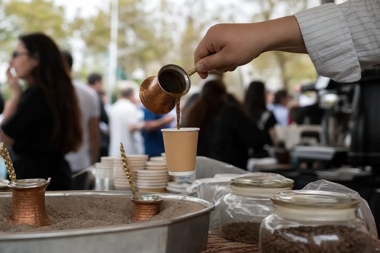 Pendik Belediyesi, ilçede düzenlenen “Pendik 6. Kahve Festivali”nin başladığını resmi