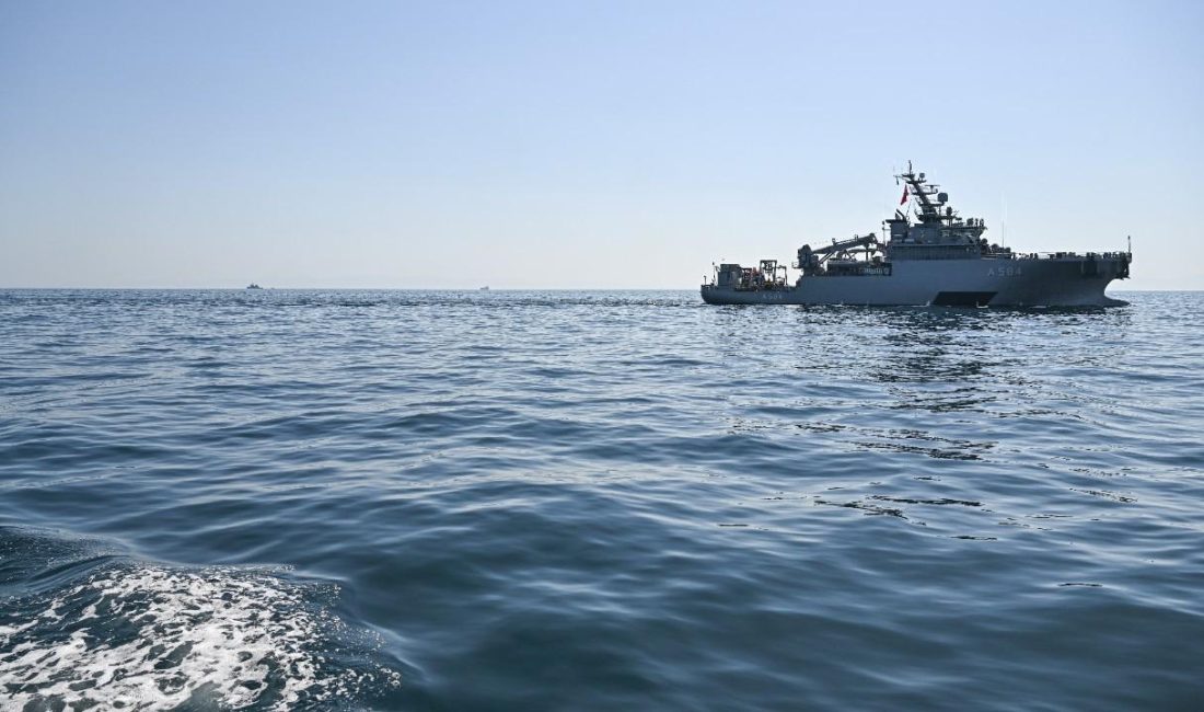 İstanbul Silivri açıklarında batan geminin enkazı 720 metre derinlikte tespit