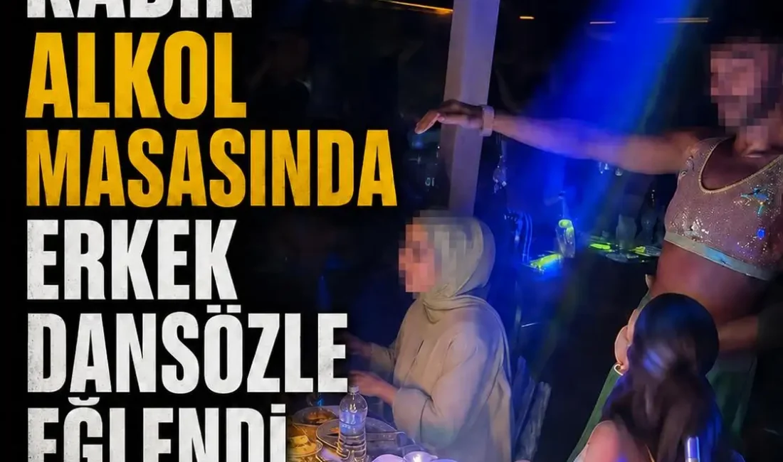 Kadıköy’deki alkollü bir eğlence mekanında kaydedilen görüntüler sosyal medyada gündem