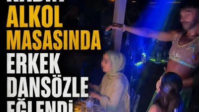 Kadıköy’deki alkollü bir eğlence mekanında kaydedilen görüntüler sosyal medyada gündem