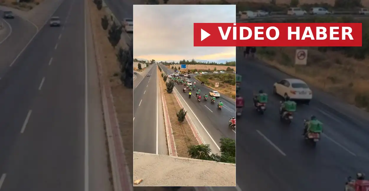 Antalya’daki yangın bölgesine koşan kuryelerin yeni görüntüleri
