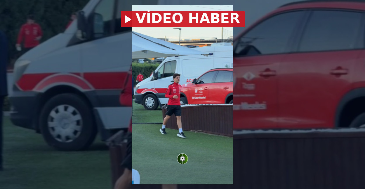 Arda Güler Madrid derbisi sonrası Milli Takım idmanında