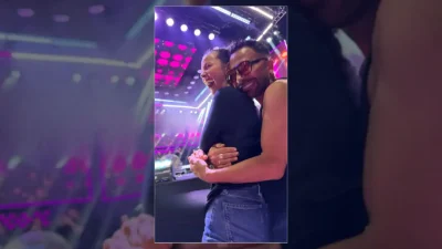 Aşkım Kapışmak, ünlü sanatçı Ajda Pekkan'ın konserine katılarak İrem Helvacıoğlu