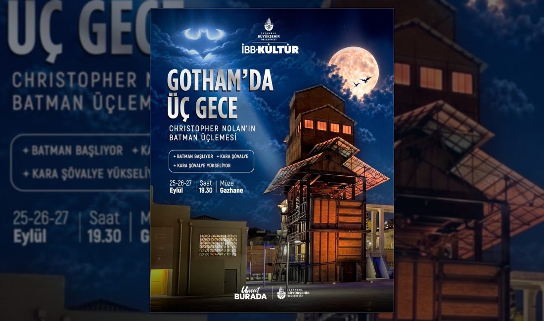 Christopher Nolan'ın yönettiği Batman üçlemesi, üç gece boyunca İstanbul Müze