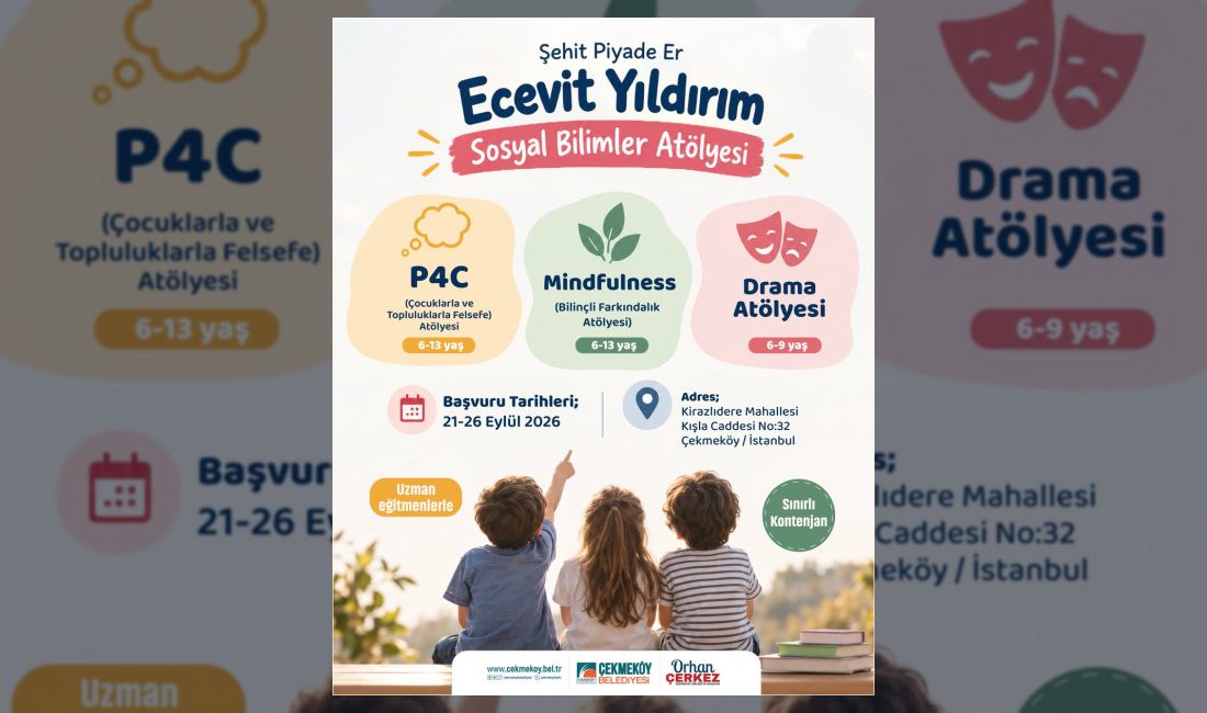 Çekmeköy Belediyesi tarafından çocukların gelişimine katkı sunmak amacıyla Şehit Piyade