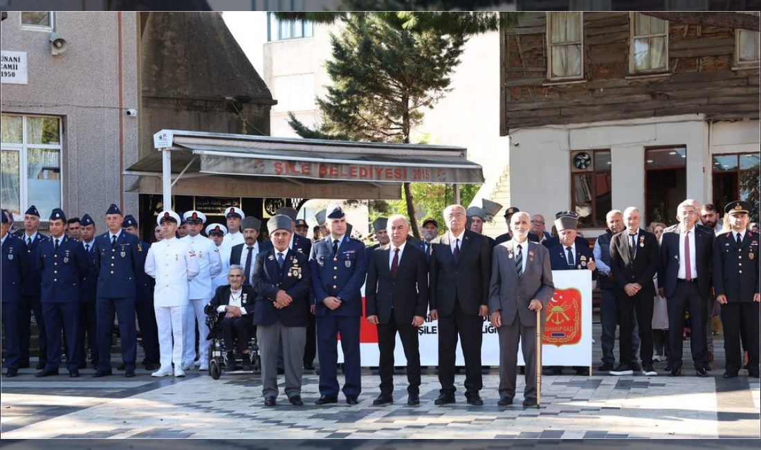 Şile Belediyesi ve Kaymakamlık işbirliğiyle düzenlenen 19 Eylül Gaziler Günü,
