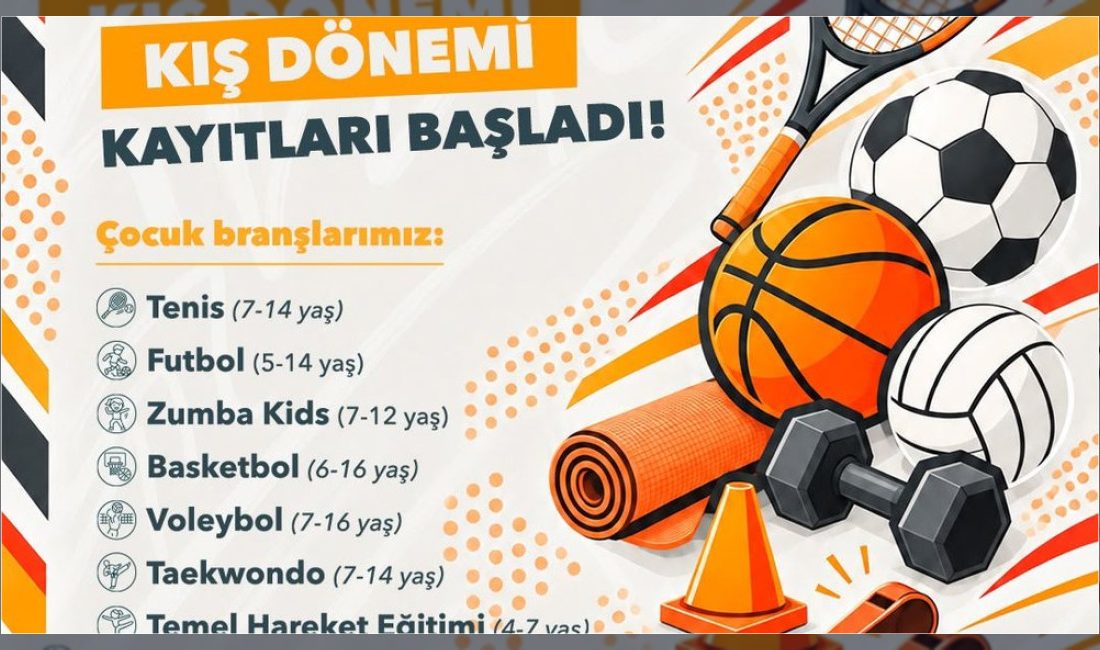 Şile Belediyesi Spor Akademisi kış dönemi kayıtları 15 farklı branşta