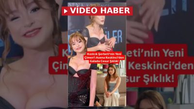 Kızılcık Şerbeti dizisinin yeni Çimen karakteri Asena Keskinci, katıldığı gala