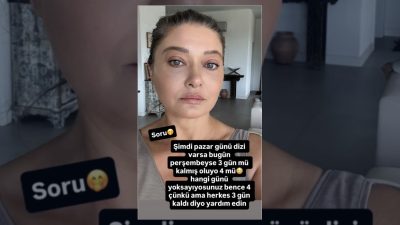 Ünlü oyuncu Nurgül Yeşilçay sosyal medya hesabından yaptığı paylaşımda gün