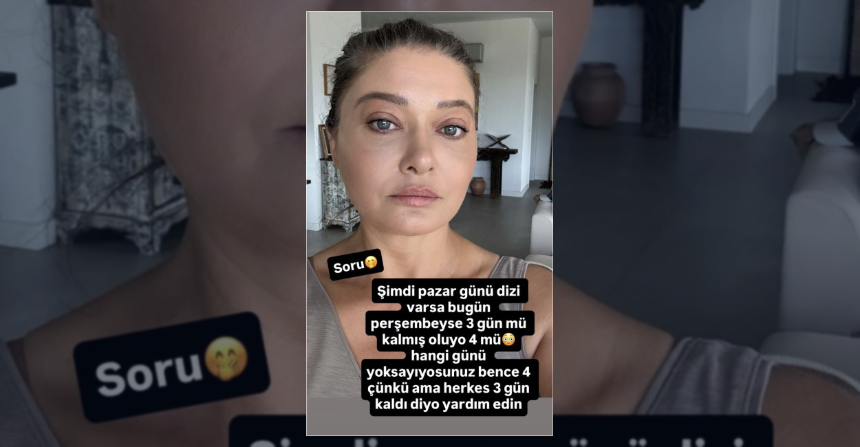 Ünlü oyuncu Nurgül Yeşilçay sosyal medya hesabından yaptığı paylaşımda gün