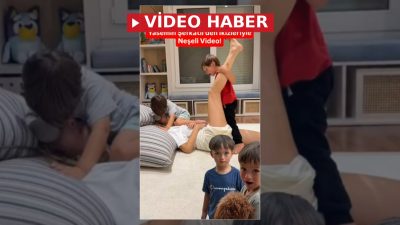 Yasemin Şefkatli, ikiz oğulları İbrahim Ayel ve Sinan Emir ile