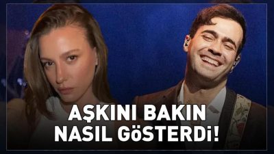 Mert Demir, sevgilisi Serenay Sarıkaya'nın araçta şarkı söylediği anları paylaştı.