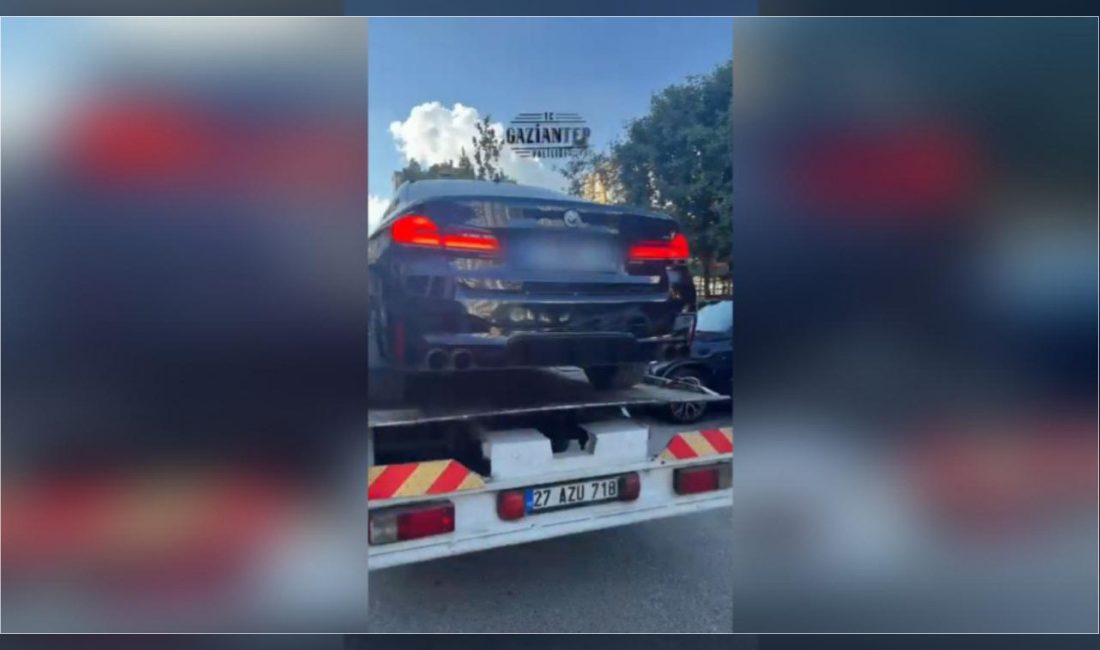 Gaziantep te düğün konvoyunda drift atan ve yolu kapatan sürücülere