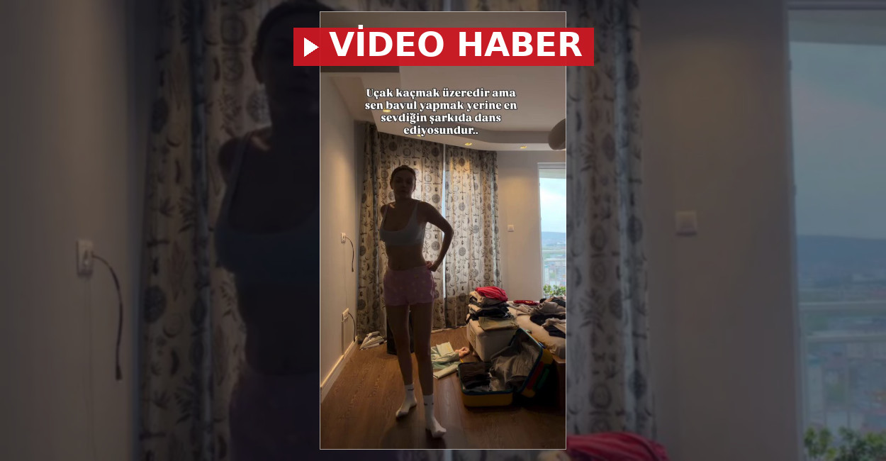 Oyuncu Ecem Karavus uçak seyahati öncesi bavul hazırlarken yaşadığı eğlenceli