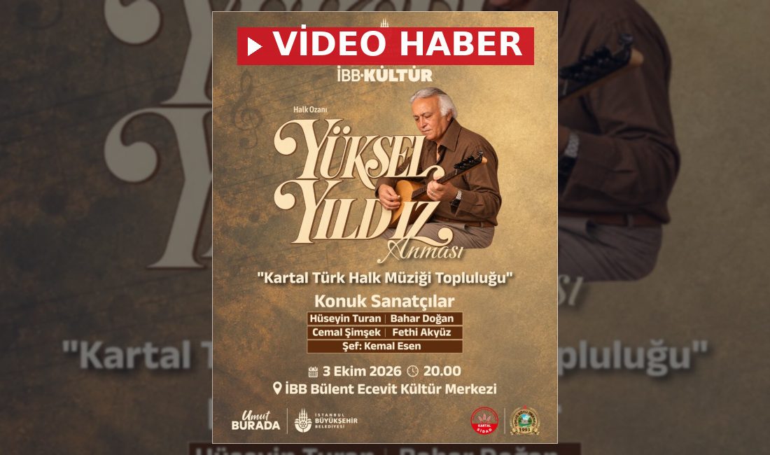 Halk müziği geleneğine iz bırakan usta ozan Yüksel Yıldız, İstanbul'da