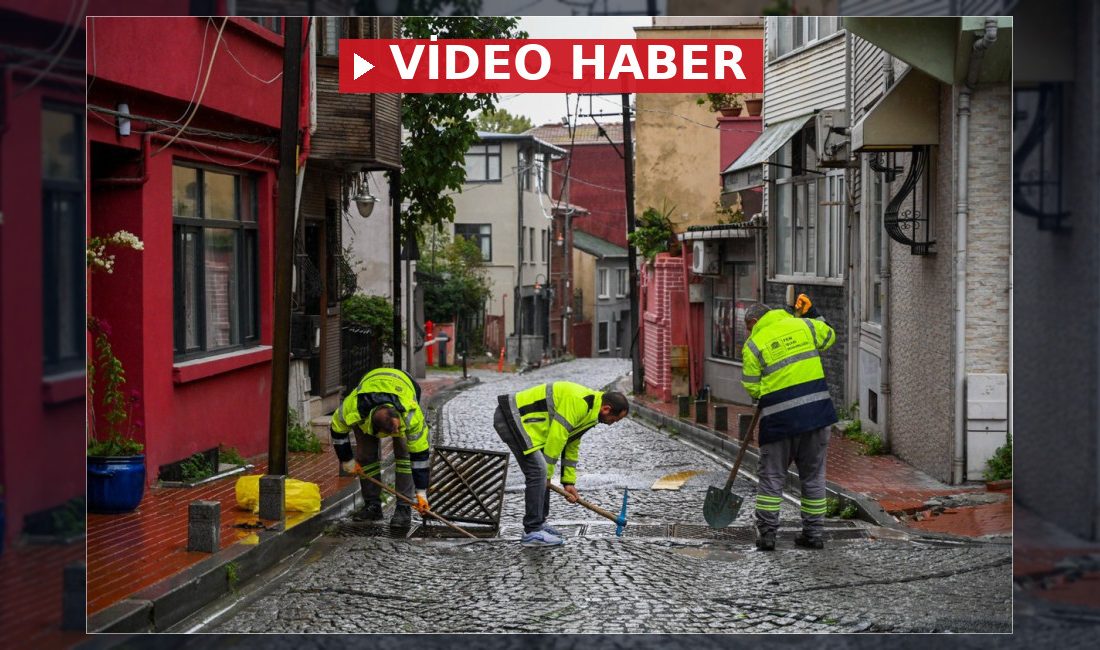 Beşiktaş Belediyesi, olumsuz hava koşullarına karşı ilçe genelinde mazgal temizliği