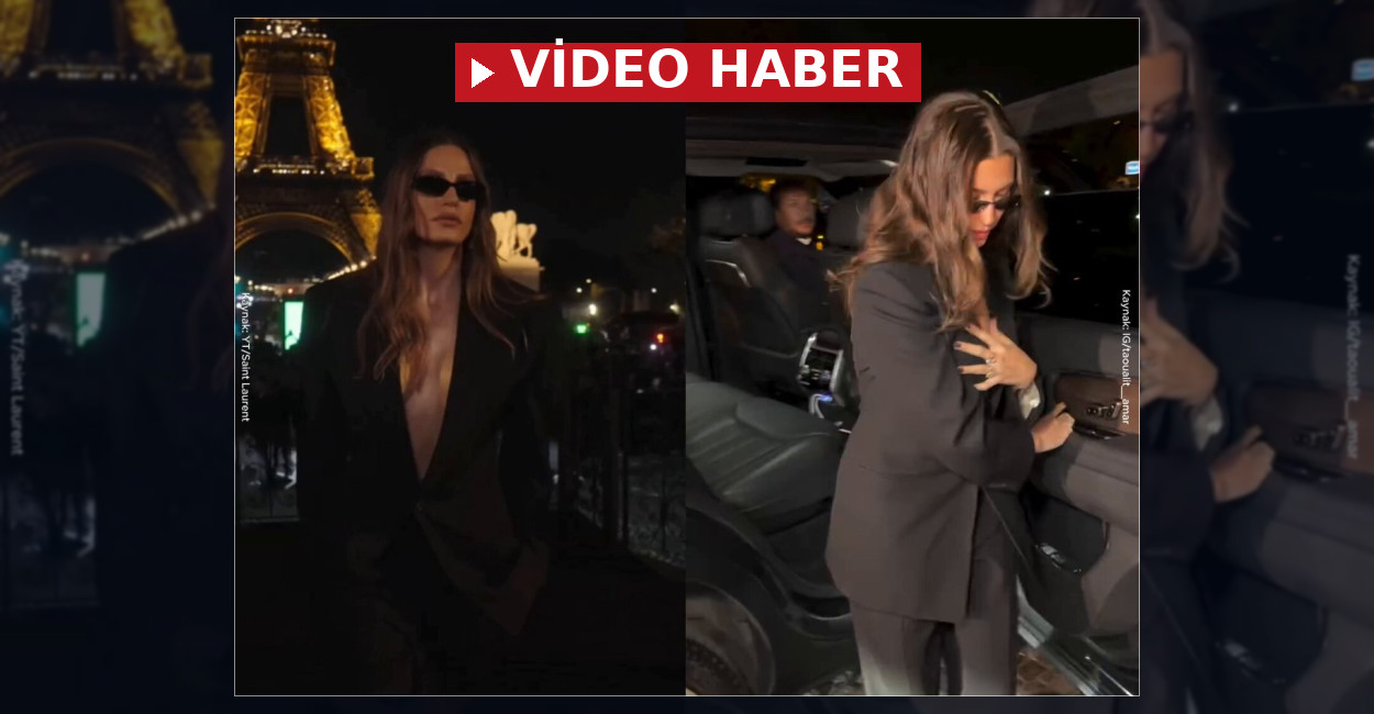 Serenay Sarıkaya ve ünlü model Hailey Bieber, katıldıkları bir markanın