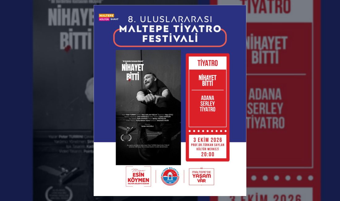 8. Uluslararası Maltepe Tiyatro Festivali'nde Adana Serlev Tiyatro ekibi, varoluşsal