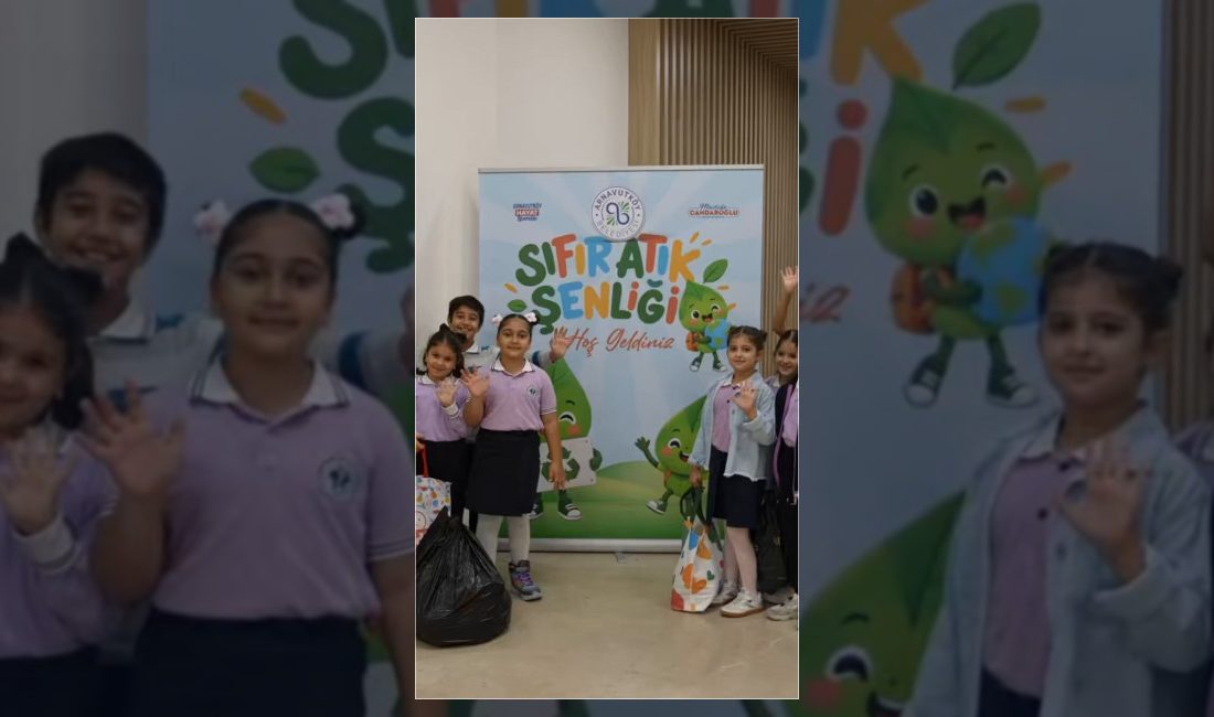 Arnavutköy Belediyesi tarafından Piri Reis İlkokulu'nda Sıfır Atık Şenliği gerçekleştirilerek