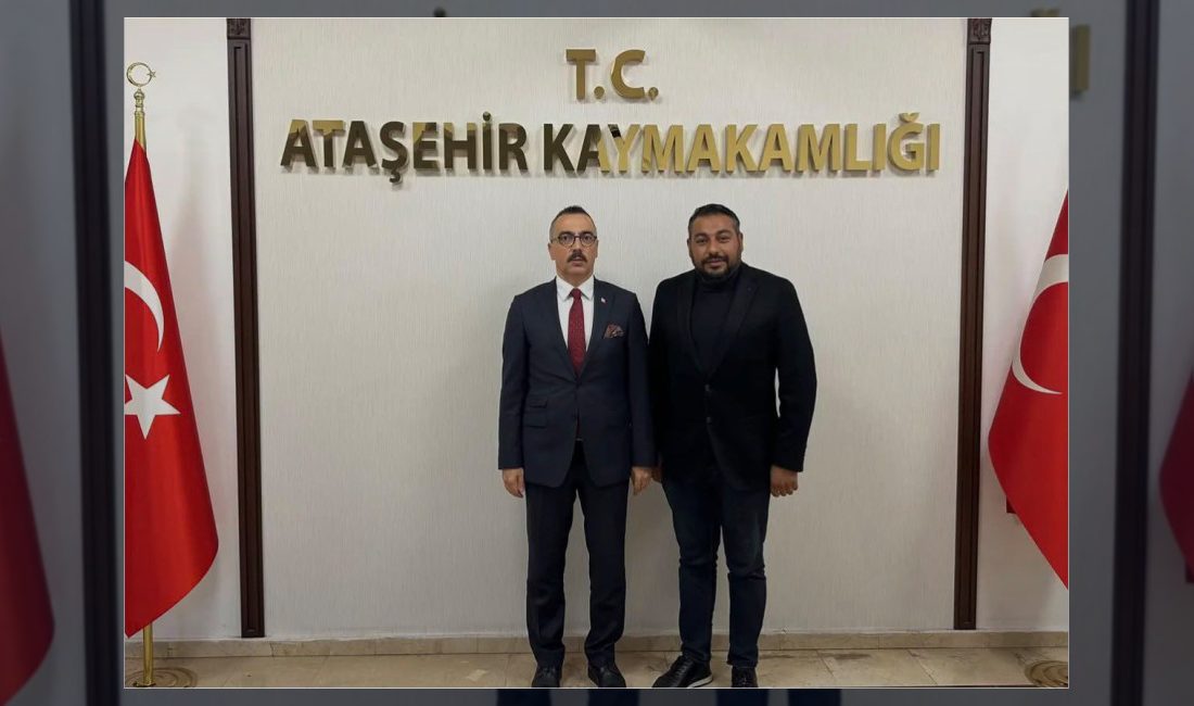 Ataşehir Kaymakamı Eren Arslan, Safa Merve Derneği Başkanı Ersin Kacalı'yı