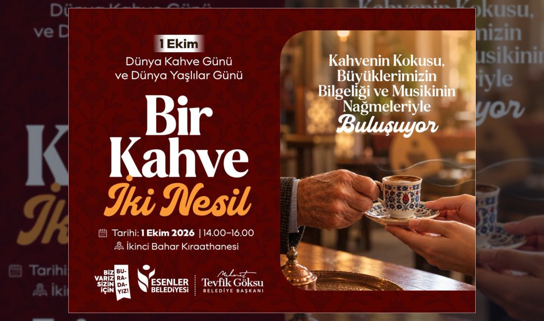 Esenler Belediyesi, Türk kahvesi lezzeti ve büyüklerin sohbetini bir araya