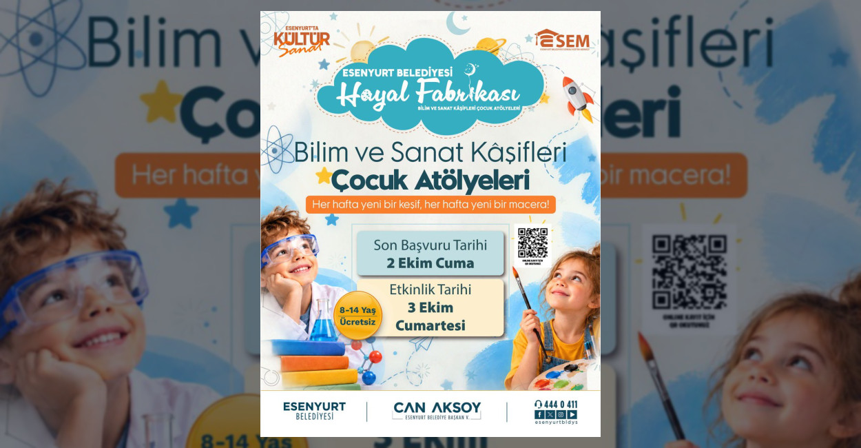 Esenyurt Belediyesi Sürekli Eğitim Merkezi bünyesinde çocukların hayal güçlerini geliştirmek