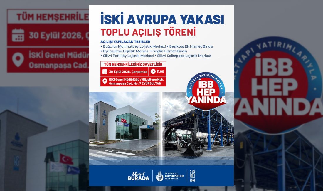 İstanbul Büyükşehir Belediyesi bünyesindeki İSKİ, kurum tarihinin en büyük yatırımları