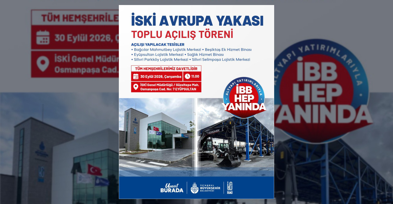 İstanbul Büyükşehir Belediyesi bünyesindeki İSKİ, kurum tarihinin en büyük yatırımları