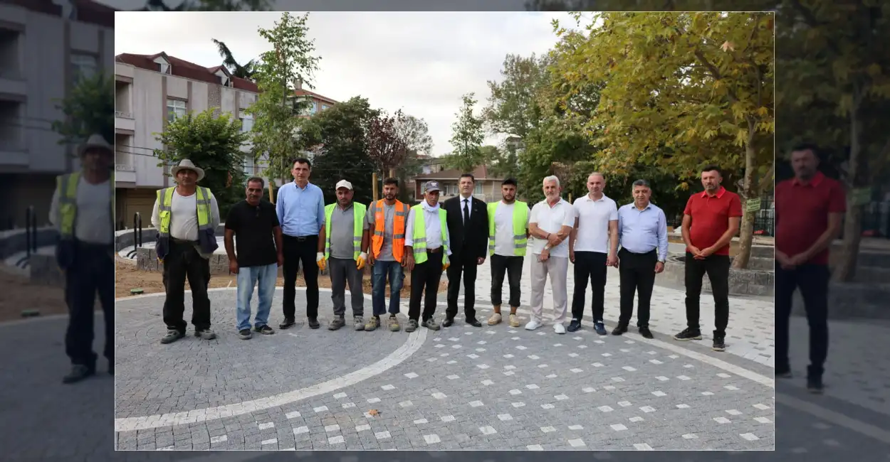 Çekmeköy Belediye Başkanı Orhan Çerkez, Alemdağ Mahallesi'nde yapımı tamamlanan ve
